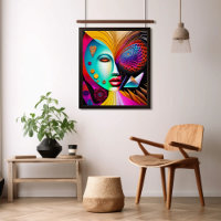 Woman Abstract Spiral Ai Art