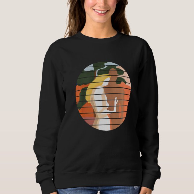 Woman Abstract Sweatshirt (Front)