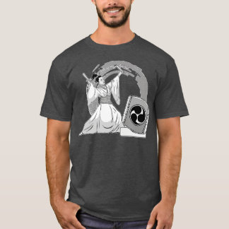 Woman aiko Drummer Mitsudomoe Illustration T-Shirt