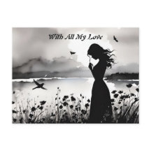 Woman Alone With Thoughts of Love