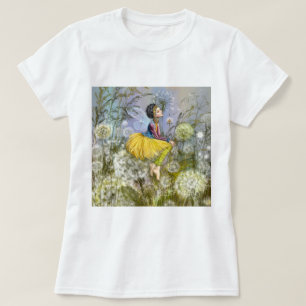 Woman and Dandelions T-Shirt