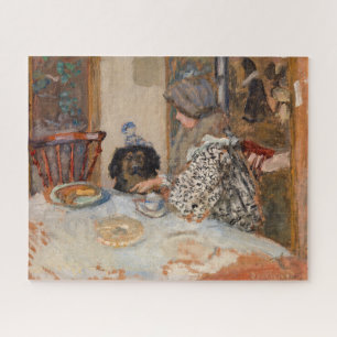 Woman and Dog at Table   Paul Bonnard   Jigsaw Puzzle