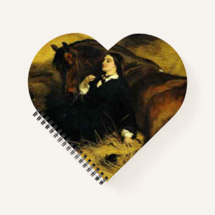 Woman and Horse Notebook