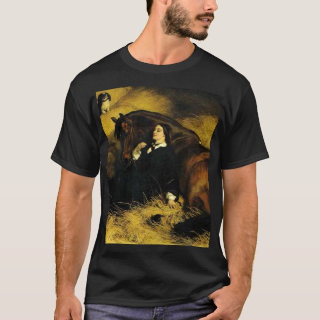 Woman and Horse T-Shirt (Front)