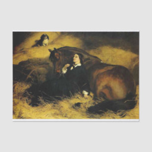 Woman and Horse Tissue Paper