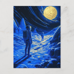 Woman Astronaut Postcard