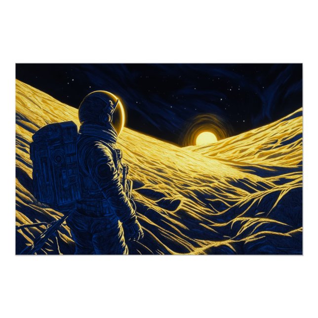 Woman Astronaut Poster (Front)