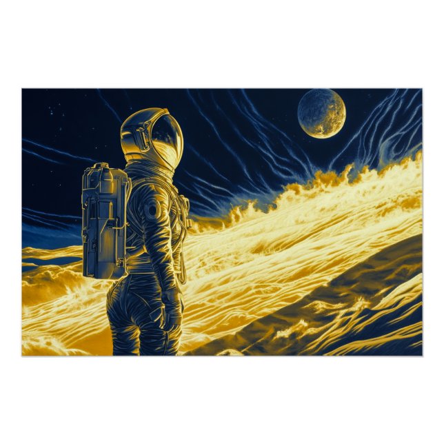 Woman Astronaut Poster (Front)
