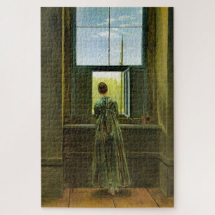 Woman at a Window: A Romantic View Edition 1 Jigsaw Puzzle