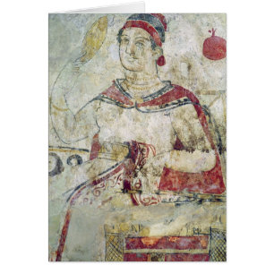 Woman at her toilet, detail from a funerary