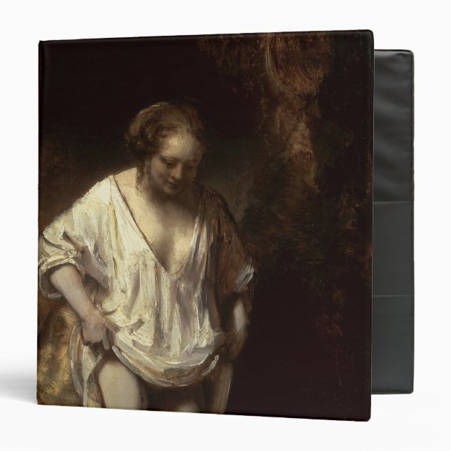 Woman Bathing in a Stream, 1654 Binder (Front/Inside)