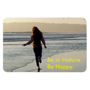 Woman Be in Nature Flexible Magnet
