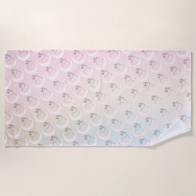 Woman Beach Towel (Front)