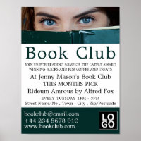 Woman Behind Book, Book Club Advertising