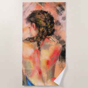 Woman Body Beach Towel