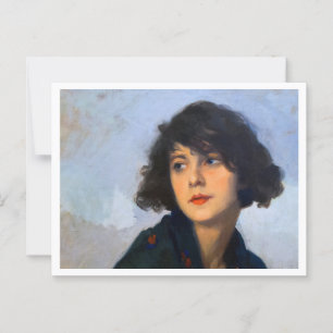 Woman, Boulet, 1927 Art Postcard