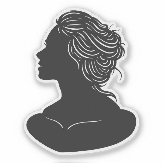 Woman Bust Silhouette (Front)