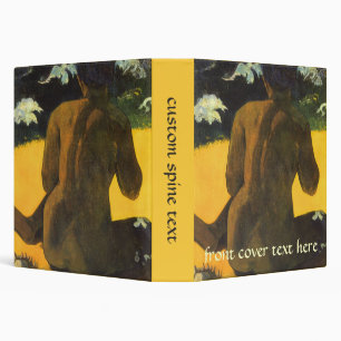 Woman by the Sea by Paul Gauguin, Vintage Fine Art Binder