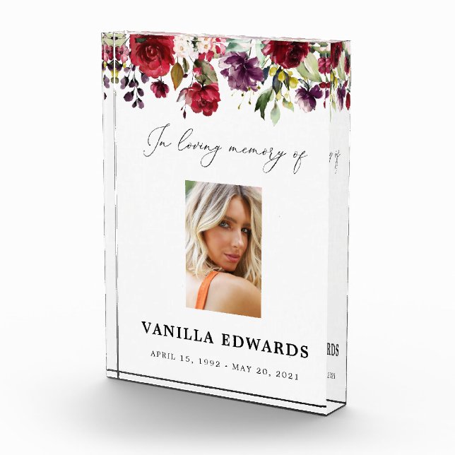 Woman Celebration Of Life Photo Block  (Right)