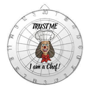 Woman Chef Dartboard