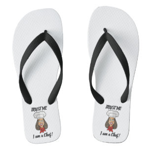 Woman Chef Flip Flops