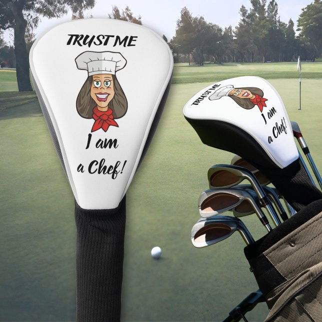 Woman Chef Golf Head Cover (Creator Uploaded)