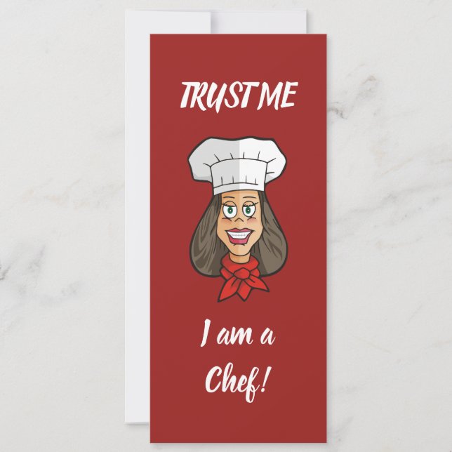 Woman Chef Invitation (Front)