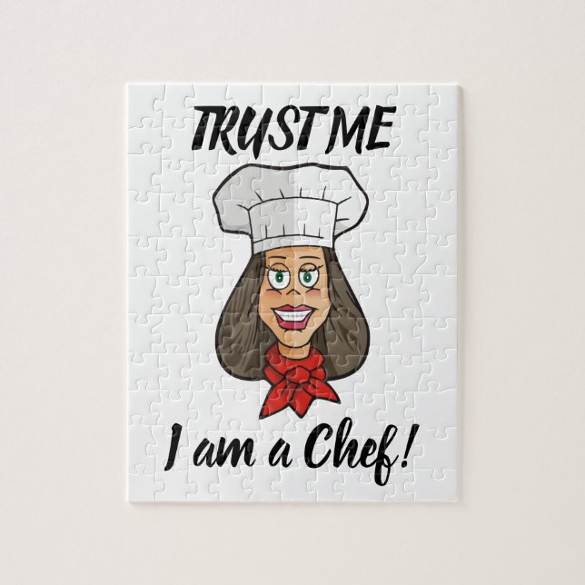 Woman Chef Jigsaw Puzzle (Vertical)