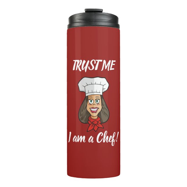 Woman Chef Thermal Tumbler (Front)