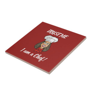 Woman Chef Tile