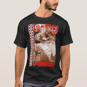 Woman Cooking, Alphonse Mucha T-Shirt