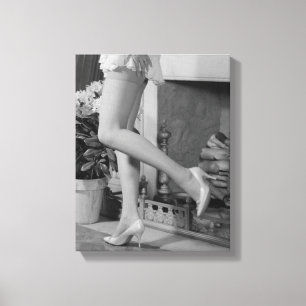 Woman Dancing Canvas Print