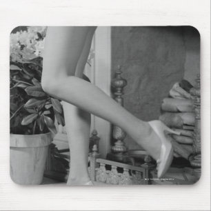 Woman Dancing Mouse Pad