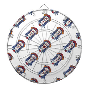 Woman Day of the Dead Dartboard