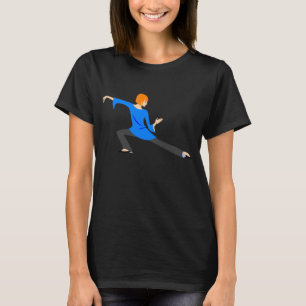 Woman Doing Tai Chi or Yoga T-Shirt