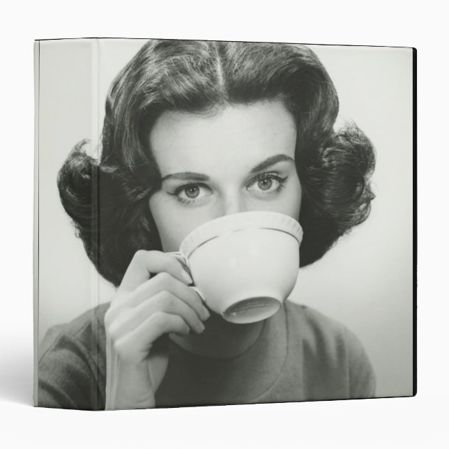 Woman Drinking Binder (Front/Spine)