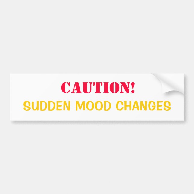 Woman Driver! Bumper Sticker (Front)
