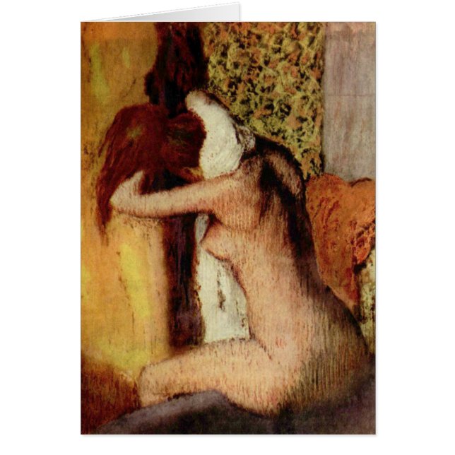 Woman Drying Her Neck (Front)