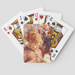 Woman Embroidering_Impressionists Playing Cards