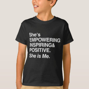 Woman Empowerment Inspiration Black Pride Melanin  T-Shirt