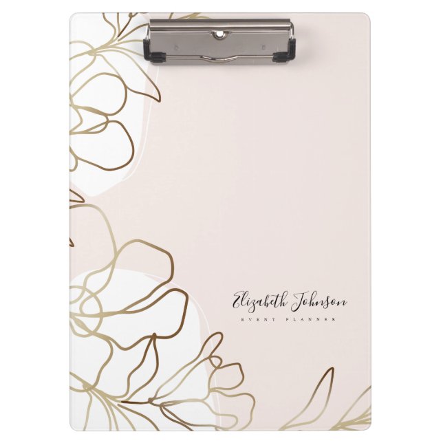 Woman Entrepreneur Branding Personalized Clipboard (Front)