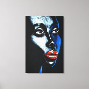 Woman Face Hope Canvas Print Art Painting