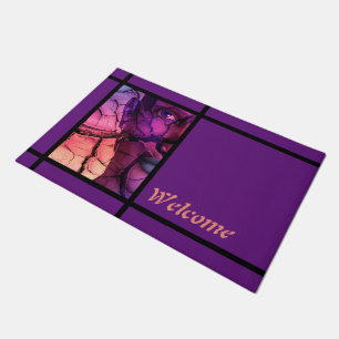 Woman Face without water + your ideas Doormat