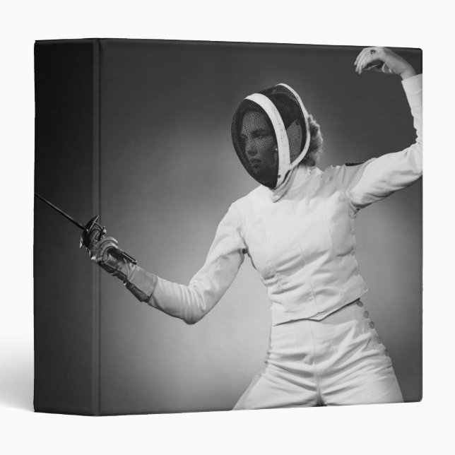 Woman Fencing Binder (Front/Spine)