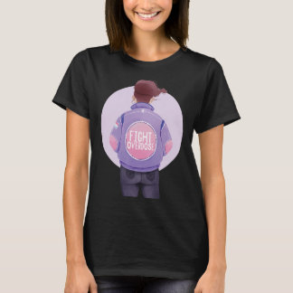 Woman Fight Overdose Purple Ribbon Overdose Awaren T-Shirt