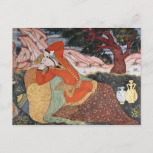 Woman from the Court of Shah Abbas I, 1585-1627 Postcard