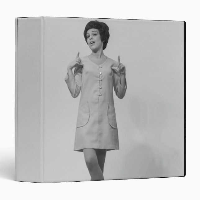 Woman Gesturing Binder (Front/Spine)