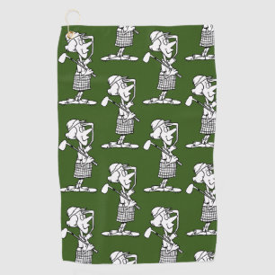 Woman Golfer - Golf Towel