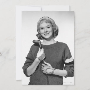 Woman Holding Golf Club