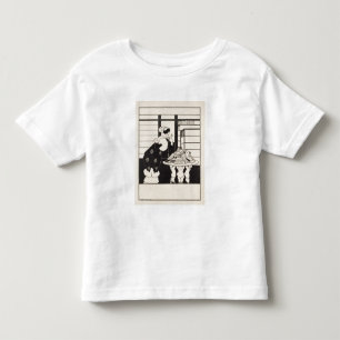 Woman in a Bookshop, design for a 'Yellow Book' co Toddler T-shirt